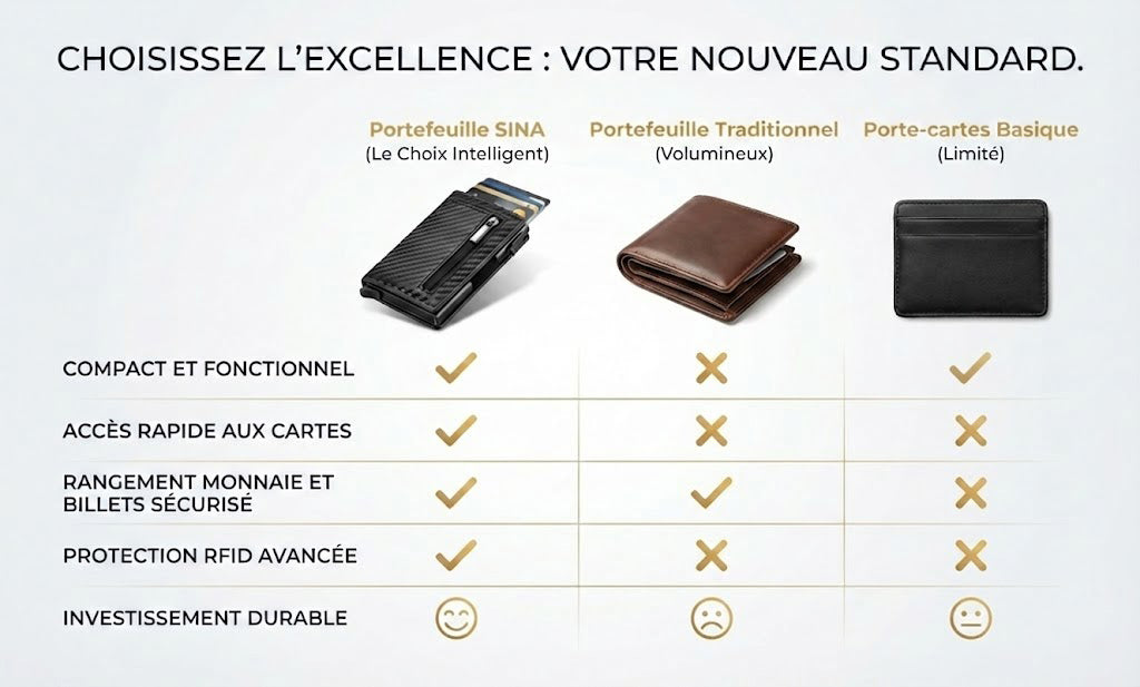 SINA – Portefeuille Antivol Ultra Fin